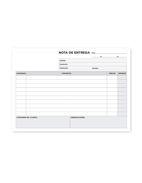 Talonario liderpapel entregas cuarto original...