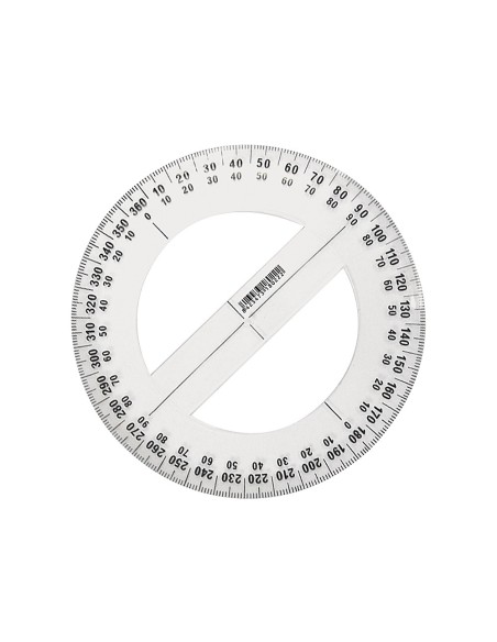 Circulo plastico liderpapel 10 cm