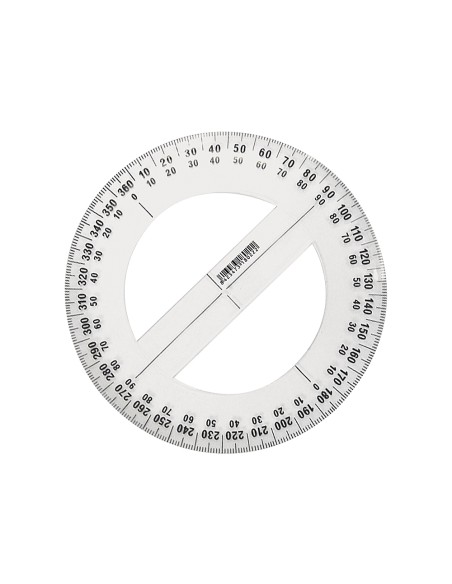 Circulo plastico liderpapel 10 cm