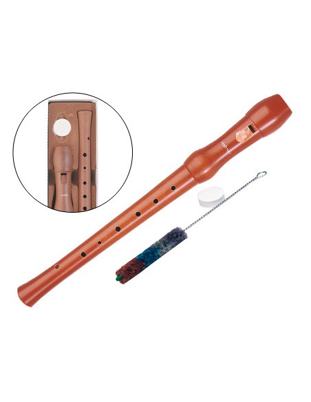 Flauta hohner madera peral 9501 dos piezas en caja de lujo