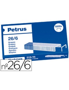 Grapas petrus nº 26/6 caja... 2