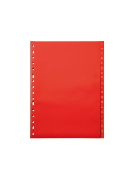Separador liderpapel plastico alfabetico a-z...