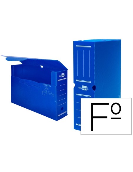 Caja archivo definitivo plastico liderpapel...