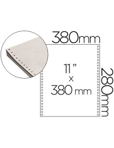 Papel continuo 380x11... 2