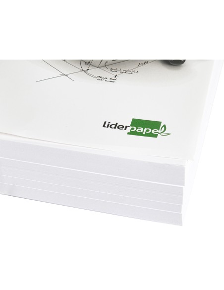 Papel dibujo liderpapel 210x297mm 150g/m2 con cajetin