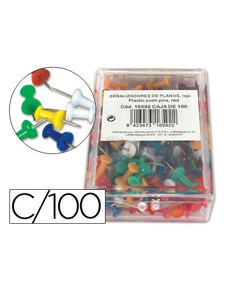 Señalizador de planos q-connect caja de 100...