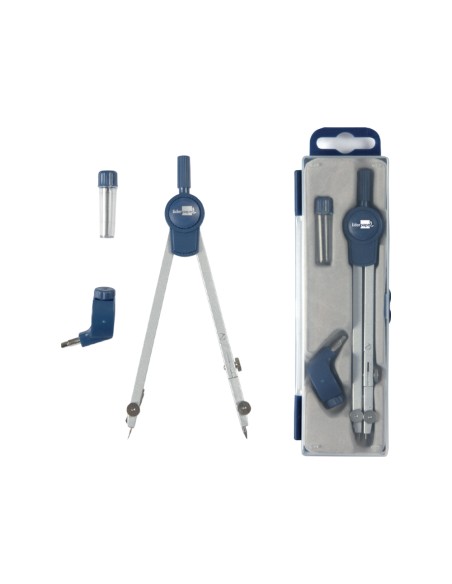 Compas liderpapel articulado con adaptador universal