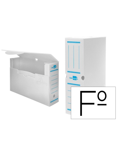 Caja archivo definitivo plastico liderpapel...