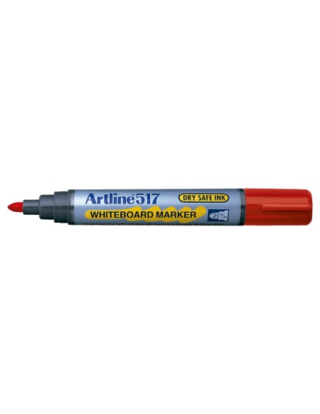 Rotulador artline pizarra ek-517 rojo punta redonda 2 mm tinta de bajo olor