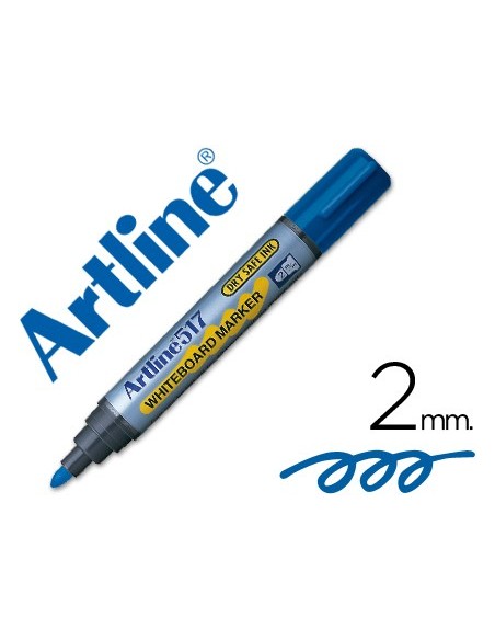 Rotulador artline pizarra ek-517 azul punta...