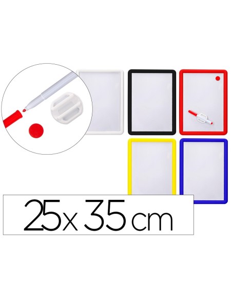 Pizarra blanca liderpapel magnetica 25x35 cm...