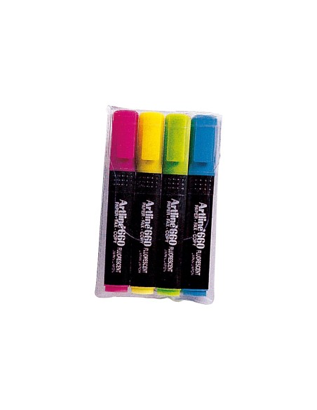 Rotulador artline fluorescente ek-660 punta...
