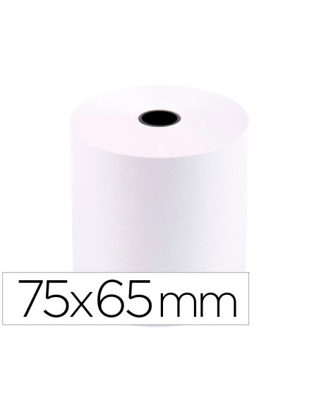 Rollo sumadora q-connect electro 75 mm ancho x...