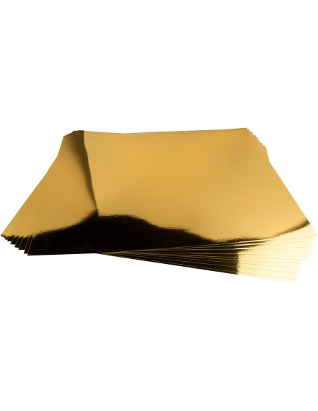 Cartulina liderpapel 50x65 cm 235g/m2 metalizada oro