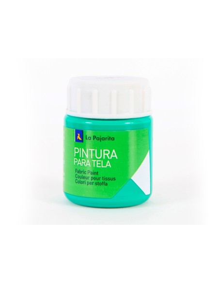 Pintura para tela la pajarita verde esmeralda...
