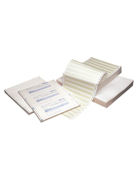 Papel continuo 240x12 blanco 2 hojas caja de...