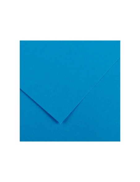 Cartulina guarro azul mar 50x65 cm 185 gr