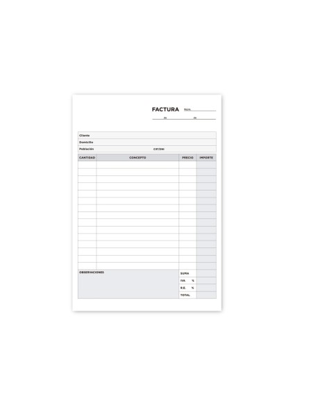 Talonario liderpapel facturas cuarto original y...