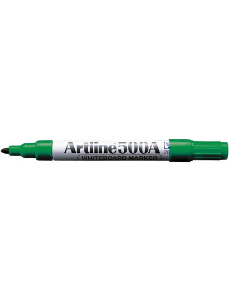 Rotulador artline pizarra ek-500 verde punta redonda 2 mm recargable