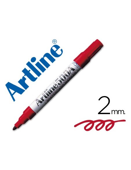 Rotulador artline pizarra ek-500 rojo punta...