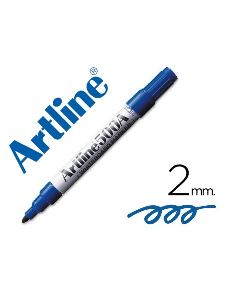 Rotulador artline pizarra ek-500 azul punta...