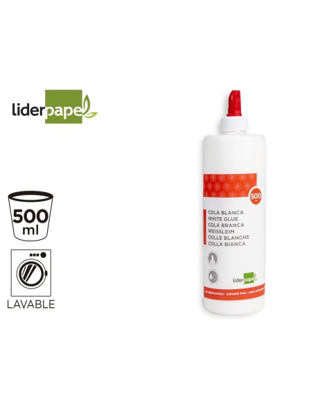 Pegamento cola blanca lavable liderpapel bote...