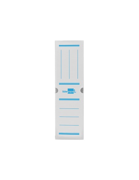Caja archivo definitivo plastico liderpapel blanco 387x275x105 mm