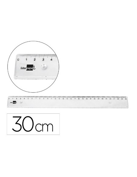Regla liderpapel plastico irrompible...