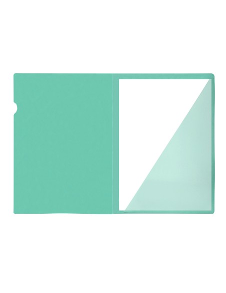 Carpeta liderpapel dossier a4 uñero verde manzana opaco