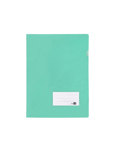 Carpeta liderpapel dossier a4 uñero verde manzana opaco