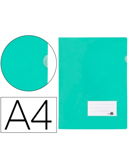 Carpeta liderpapel dossier a4 uñero verde...