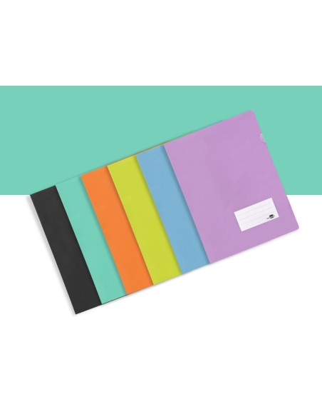 Carpeta liderpapel dossier a4 uñero celeste opaco
