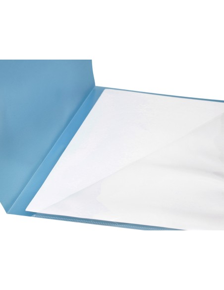 Carpeta liderpapel dossier a4 uñero celeste opaco