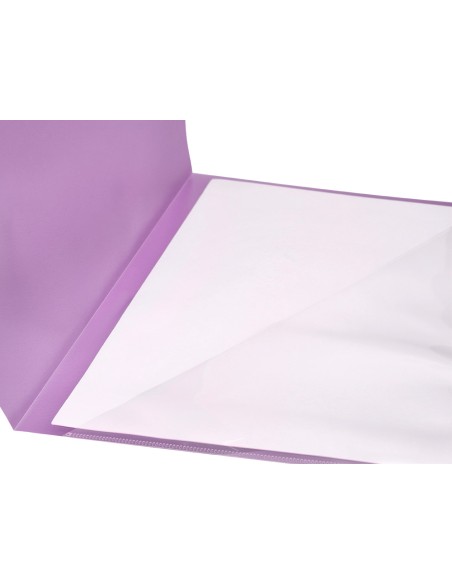 Carpeta liderpapel dossier a4 uñero lavanda opaco