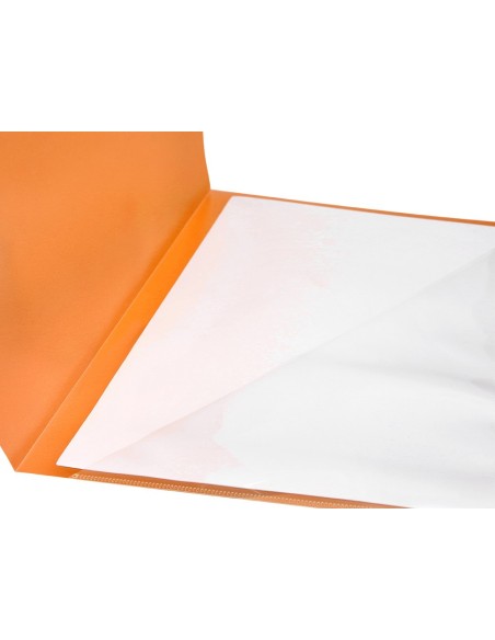Carpeta liderpapel dossier a4 uñero naranja...