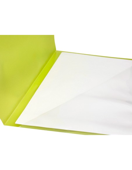 Carpeta liderpapel dossier a4 uñero amarillo fluor opaco