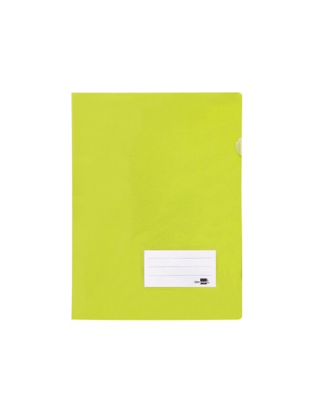 Carpeta liderpapel dossier a4 uñero amarillo fluor opaco