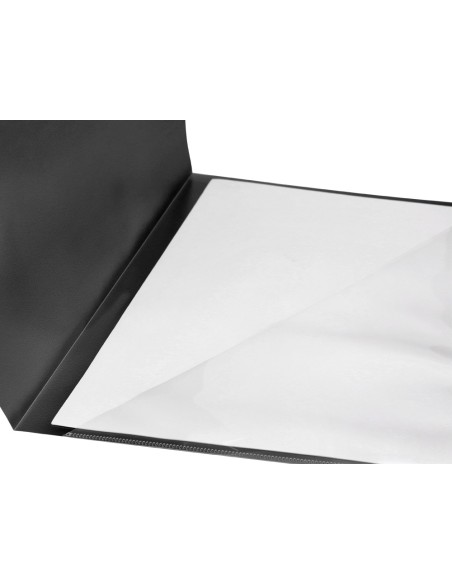 Carpeta liderpapel dossier a4 uñero negro opaco