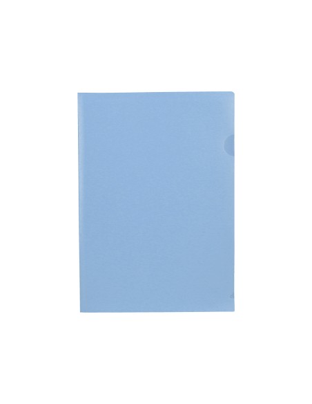 Carpeta liderpapel dossier uñero polipropileno din a4 celeste opaco 20 hojas