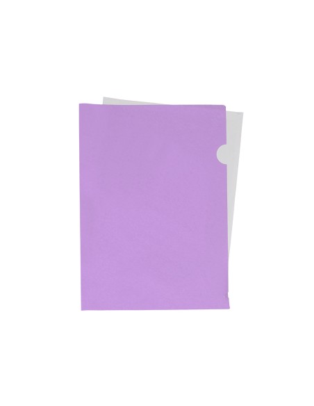 Carpeta liderpapel dossier uñero polipropileno din a4 lavanda opaco 20 hojas
