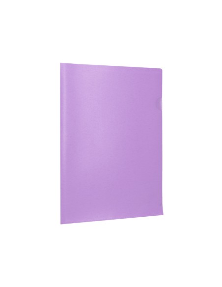 Carpeta liderpapel dossier uñero polipropileno din a4 lavanda opaco 20 hojas