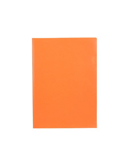 Carpeta liderpapel dossier uñero polipropileno din a4 naranja fluor opaco 20 hojas