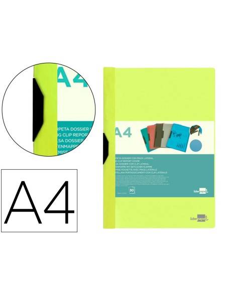 Carpeta liderpapel dossier pinza lateral...