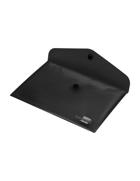 Carpeta liderpapel dossier broche polipropileno din a6 negro opaco