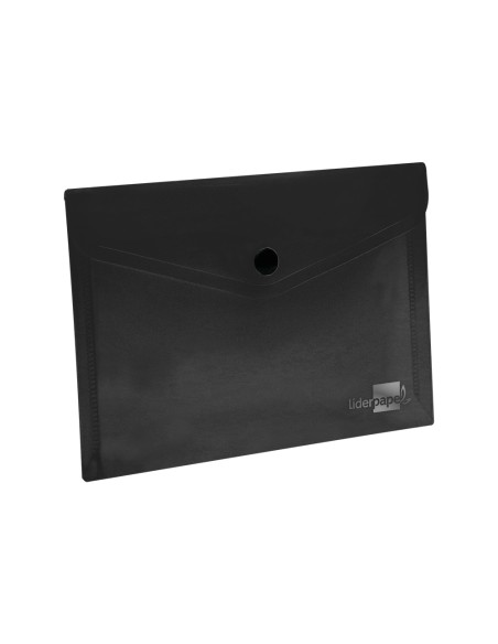 Carpeta liderpapel dossier broche polipropileno din a6 negro opaco