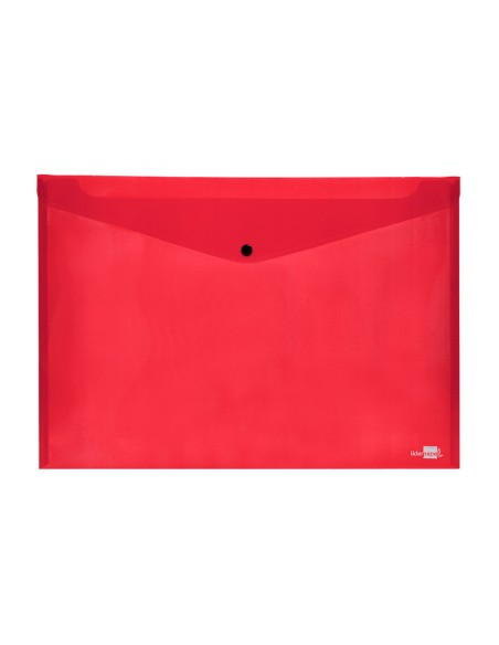 Carpeta liderpapel dossier broche 44243 polipropileno din a3 rojo translucido