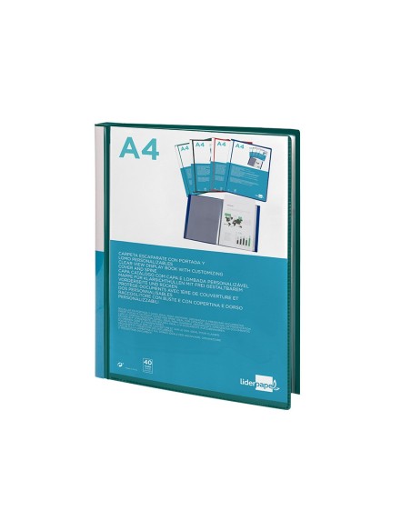 Carpeta liderpapel personaliza 40 fundas...