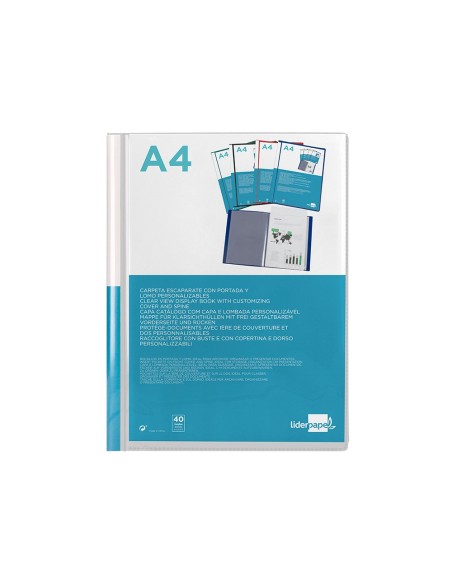 Carpeta liderpapel personaliza 40 fundas...