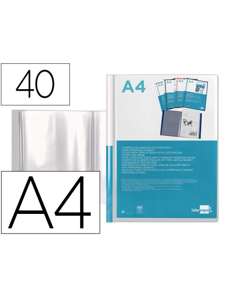 Carpeta liderpapel personaliza 40 fundas...