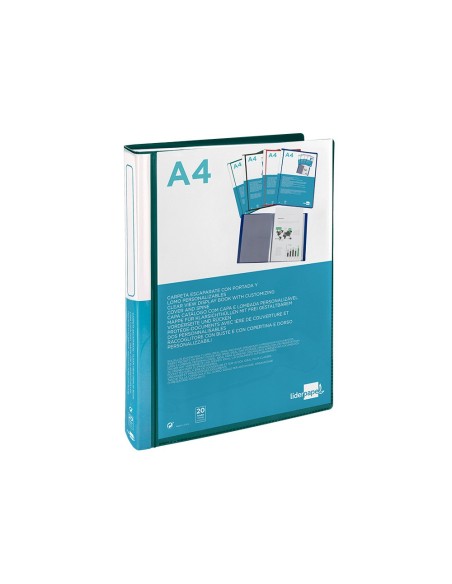 Carpeta liderpapel personaliza 20 fundas...